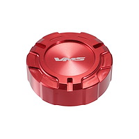 CDK005RD Billet Coolant Reservoir, Oil Cap Cover Fits Select Chevy Corvette Stingray LT2, Z06 Engines [Red Anodized]