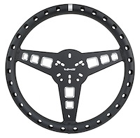 SW006MB Apex Machined Aluminum Ultra Lightweight Racing Steering Wheel [Black]