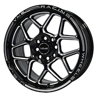 VWBB003 Blackbird Wheel, Size: 15" x 7", Bolt Pattern: 5 x 4 1/2" (114.3 mm) [Finish: Gloss Black Milled]