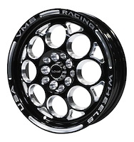 VWMO003 Modulo Wheel, Size: 15" x 3.5", Bolt Pattern: 4 x 100 mm & 4 x 4 1/2" (114.3 mm) [Finish: Gloss Black Milled]