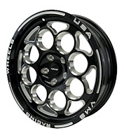 VWMO039 Modulo Wheel, Size: 18" x 5", Bolt Pattern: 5 x 115 mm [Finish: Gloss Black Milled]