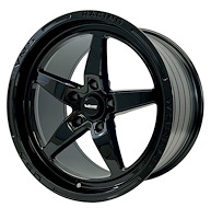 VWST098 V-Star Wheel, Size: 17" x 10", Bolt Pattern: 5 x 120.7 mm [Finish: Full Gloss Black]