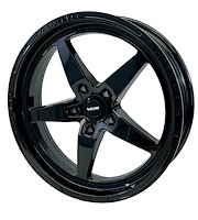 V-VWST101 V-Star Wheel, Size: 18" x 5", Bolt Pattern: 5 x 115 mm [Finish: Full Gloss Black]