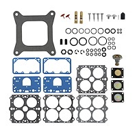 Standard Rebuild Kit, 4150 Gas, Demon and Claw, Mechanical Secondary, Red Non-Stick Gaskets