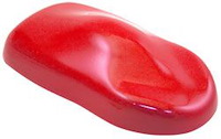 1010550LBS HotCoat Powder Coat, Bright Red, 50 lb..