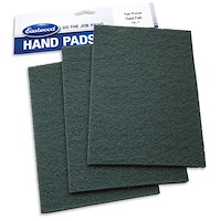 15176 Contour Non-Woven Medium-Grit Hand Pads, Green, Set of 3