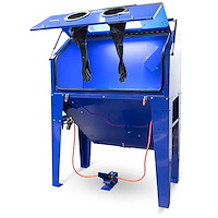 21301 B100 Abrasive Media Blast Cabinet w/ Dust Collector