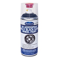 33910Z 2K AeroSpray Rally Wheel Paint, Satin Black