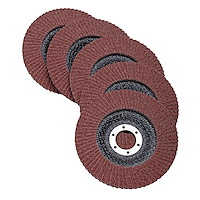 65380 4.5 in. Flap Disc, 60-Grit, Set of 5