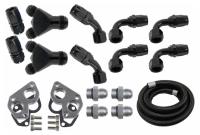 AN Radiator Hose Kit for Remote Electric Water Pump on GM Gen III/IV LS Engines
