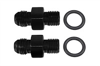 551114B Transmission Adapter Fitting Set -6AN to 1/4 in. NPSM [Black Anodized]