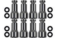 Fuel Injector Spacer Set Adapts LS1/LS6 Intake and Fuel Rails with LS3 Style Injectors