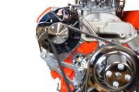 Billet Alternator Bracket for Small Block Chevy with Long Water Pump