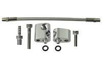 551675 Coolant Steam Port Crossover Throttle Body Bypass Hose Kit for GM LS1 Cylinder Head