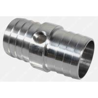 Dual Hose Barb Splice Fitting 1 1/4 in. to 1 1/4 in. w/1/8 in. NPT Adapter Port