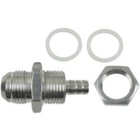 Bulkhead Fuel Pump Tank Adapter -10 AN Male Flare to 3/8 in. Hose Barb