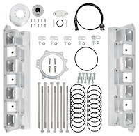 INA-LS3-HC01 Hellcat Supercharger to GM LS3 Cylinder Head Adapter Kit