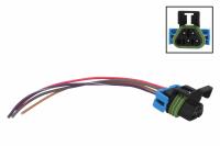 Oxygen Sensor Female Wire Pigtail for 2008-2013 Chevy Corvette C6 - GM LS Black Trapezoid Connector