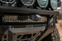 Front Camera Relocation Bracket for Tube Front Bumper, Fits Select Ford Bronco [Steel, Black Powder Coat]