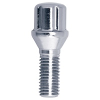 17060SD Spline-Lug Bolt, 12 mm x 1.75 25 mm, Chrome