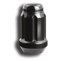21128BC Small Diameter Acorn-Lug Kit, 12 mm x 1.25, Black