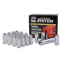 26643SD Small Diameter Lock System, 5-Lug Kit, Duplex 14 mm x 1.50, Chrome