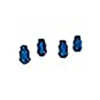 41127BLB Bulge-Lug Kit, 3/4" 12 mm x 1.25, Blue