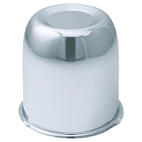 HC201 Hub Cover, 3.25" I.D., Closed-End, Chrome