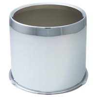 HC212A Hub Cover, 5.1" I.D., Open-End, Chrome
