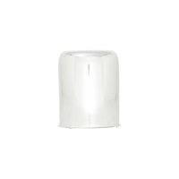 HC296 Hub Cover, 4.9" I.D., Closed-End, Long, Chrome