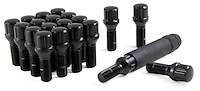 K5BS-12150X32BGR 5-Lug 12 mm x 1.50 Spline Bolt Wheel Installation Kit, Black, 32 mm