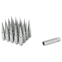 SPK8-14200 8-Lug 14X2.0 Spike-Lug Install Kt, Chrome