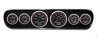 20706-01M CFR Redline Series Direct-Fit Gauge Kit, Ford Mustang 64-66, Black