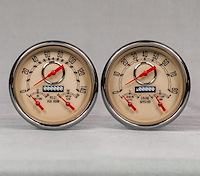 37257-02 Woodward Series 2-Gauge Kit, Beige, 4-3/8 in.