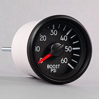 44187-01 Aviator Series Boost Gauge, Black