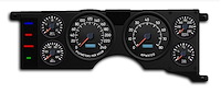 79411-01M Aviator Series Direct-Fit Gauge Kit, Ford Mustang 79-86, Black