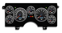 82211-01M Performance Ii Series Direct-Fit Gauge Kit, Buick Regal Gn 82-89, Black