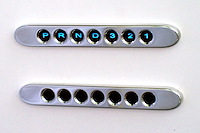 90907-00 7 Lamp Panel, Horizontal, Polished