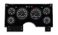 94421-01 Aviator Series Direct-Fit Gauge Kit, GMc/Chevy S10/S15 94-97, Black