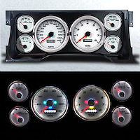 95101-03 Performance Series Direct-Fit Gauge Kit, GM Truck, White