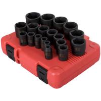 19pc. SAE Impact Socket Set 1/2" Drive