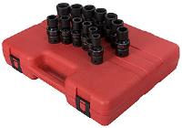 13pc. Metric Universal Impact Socket Set 1/2" Drive