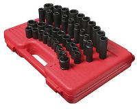 39pc. Metric Master Impact Socket Set 1/2" Drive