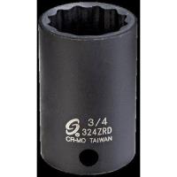 3/4" 12-Point Semi-Deep Impact Socket 3/8" Drive