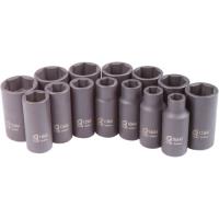 14pc. Metric Mid-Depth Impact Socket Set 3/8" Drive