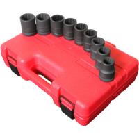 9pc. 12-Point SAE Thin Wall Impact Socket Set 3/4" Drive