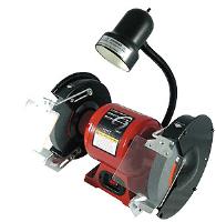 8" Bench Grinder with Light