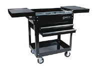 Compact Slide Top Utility Cart Black