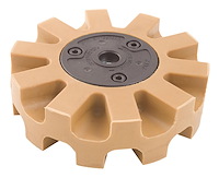 4" Rubber Eraser Wheel