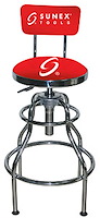 8516 Hydraulic Shop Stool [Chrome]